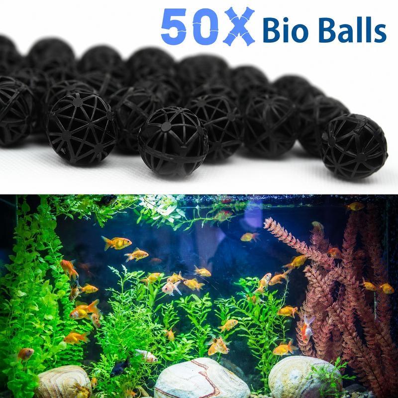 Aquarium Fish Store - 50Pcs 16mm Aquarium Bio Filter Balls
