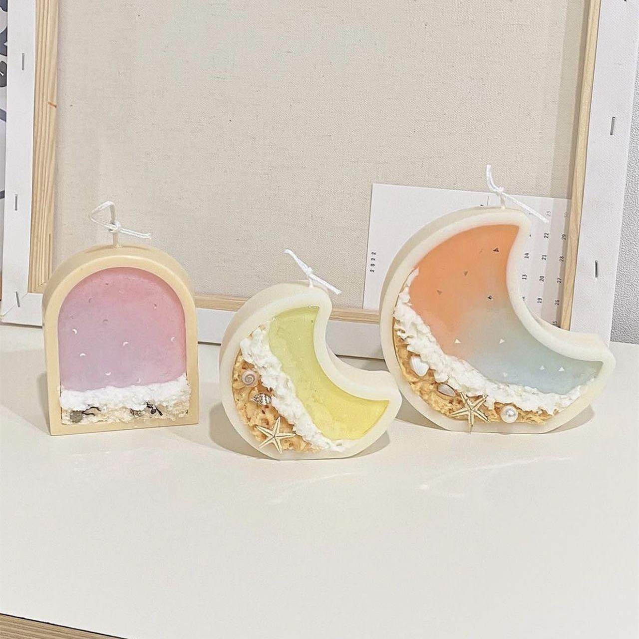 Aquarium Fish Saltwater - Fish Tank Moon Shape Candle Molds