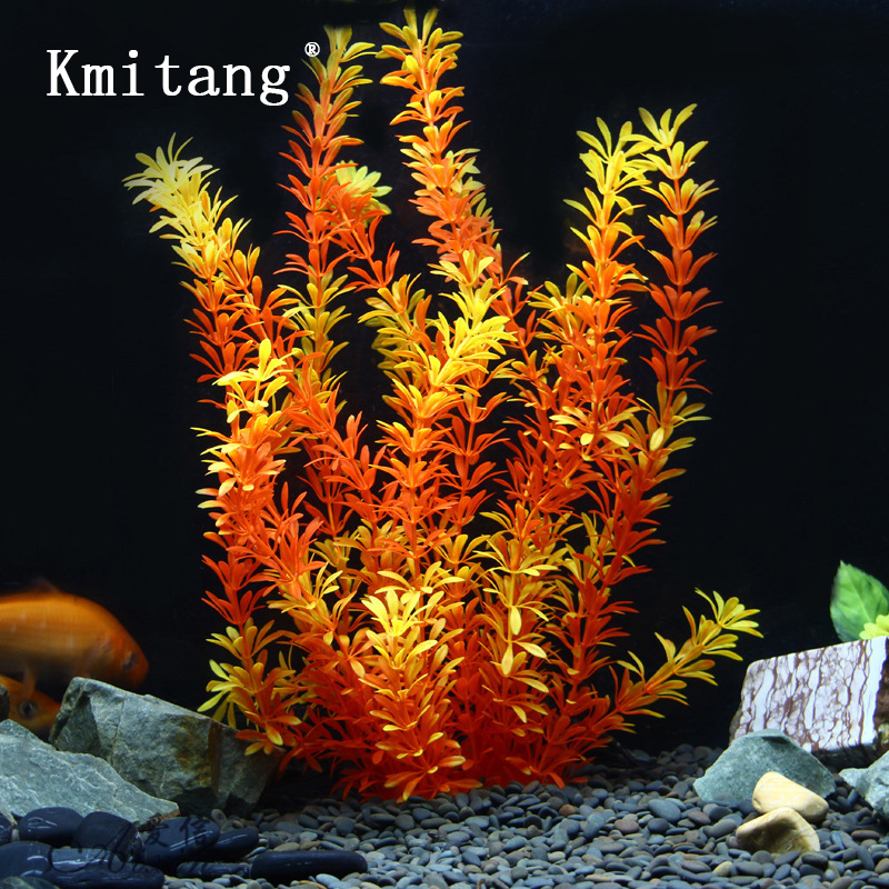 Aquarium Fish Saltwater - 100cm Tropical Plants Large Artificial Water