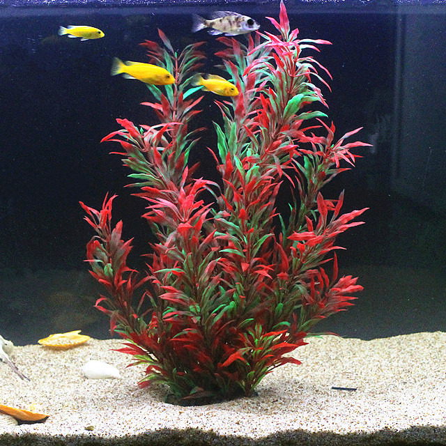 Aquarium Fish Saltwater - 50CM Artificial Fish Tank Rare Plants