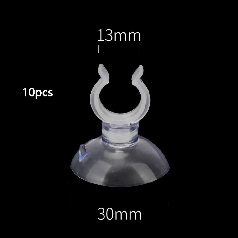 Aquarium Fish Real - 10pcs Soft PVC Aquarium Sucker Clear