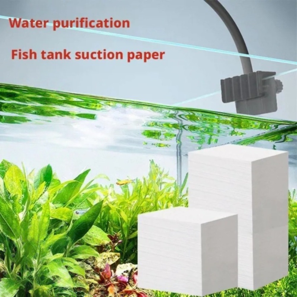50pcs Fish Tank Absorbing Impu - Aquarium Fish Yellow review and price