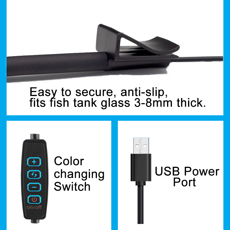 USB Aquarium LED Lamp Fish Tan - Aquarium Fish Store review and price