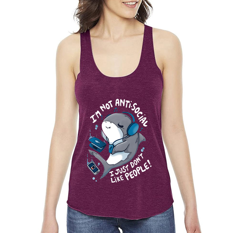 I'm Not Antisocial Shark Women - Aquarium Fish Shark review and price