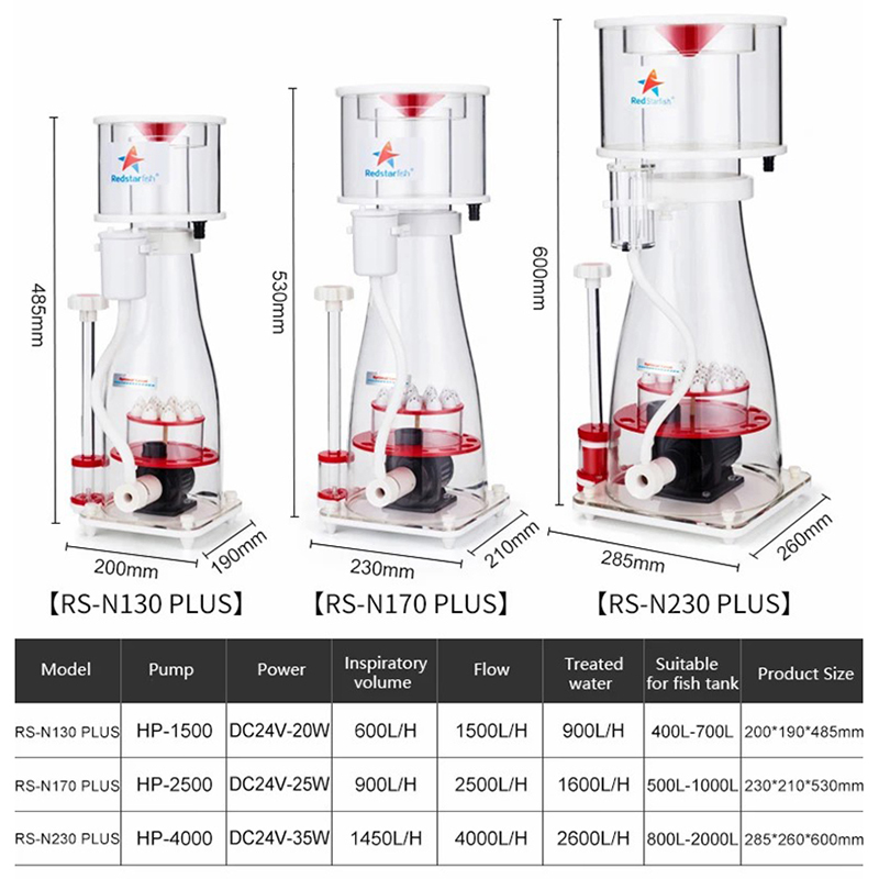 110-240V Red Starfish Aquarium - Protein Skimmer Reef review and price