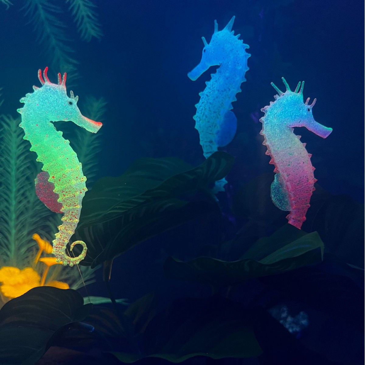 Simulated Luminous Seahorse Fi - Aquarium Fish Artificial review and price
