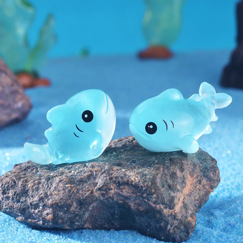 4pcs Luminous Shark Ornament S - Aquarium Fish Shark review and price