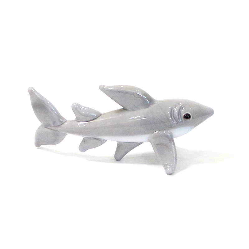 Handmade Mini Glass Shark Figu - Aquarium Fish Shark review and price