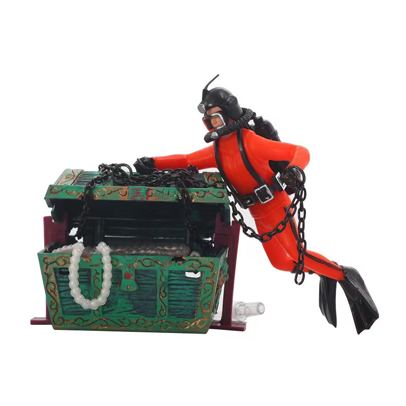 Treasure Frogman Aquarium Orna - Aquarium Fish Of The World review and price
