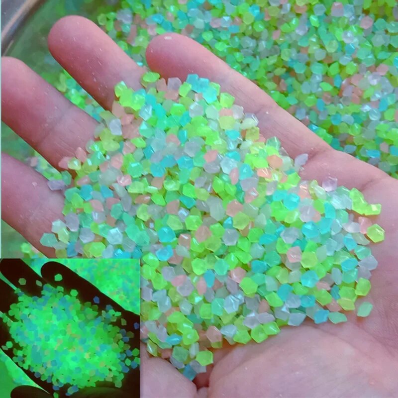 1000pcs 3-5mm Luminous Sand Gl - Aquarium Fish Real review and price