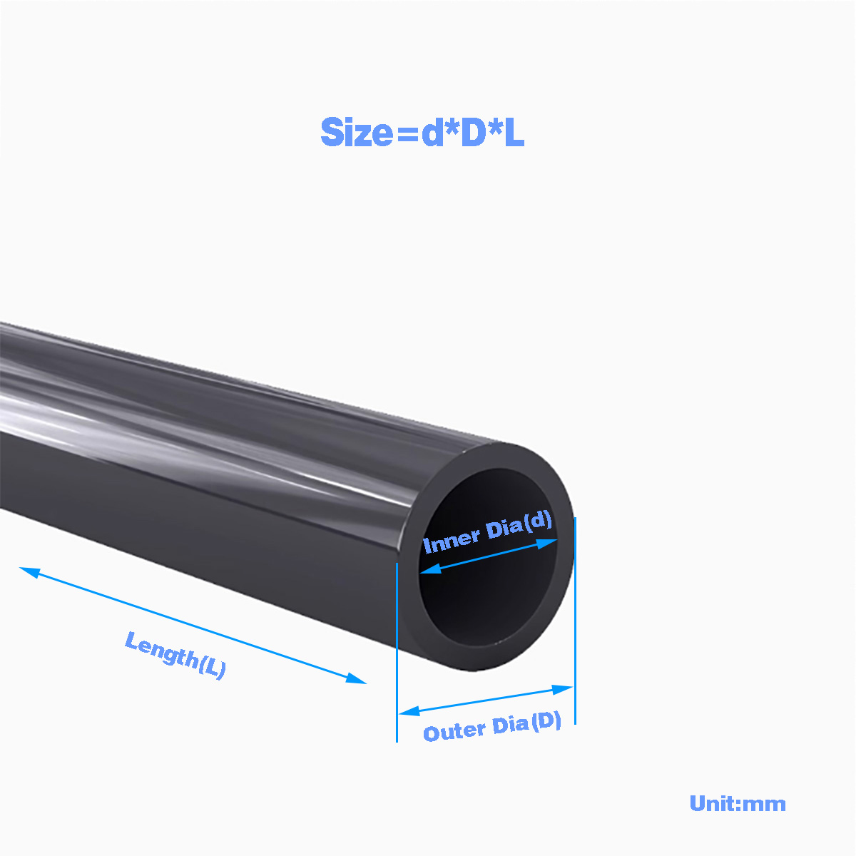 Black PVC Plastic Pipe Hollow  - Aquarium Fish Real review and price