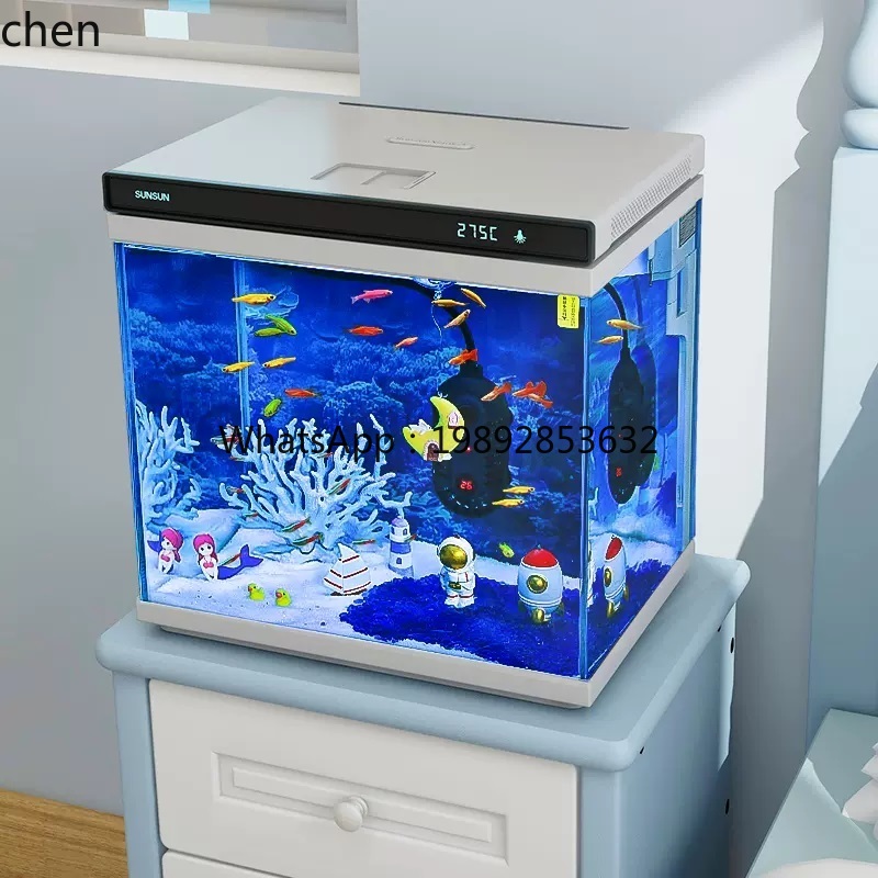 YGG  ultra-white glass small f - Aquarium Fish Without Oxygen review and price