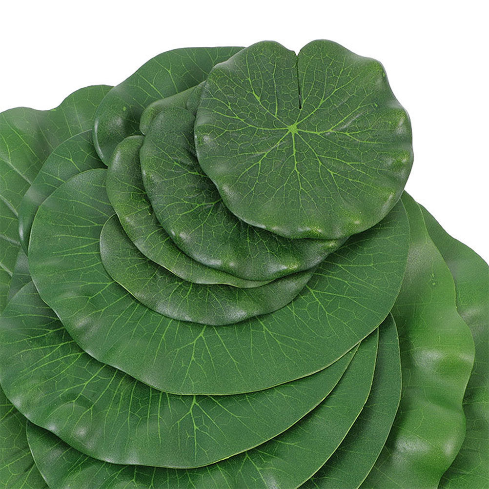 Artificial Lily Pads 15Pcs Rea - Aquarium Fish Artificial review and price