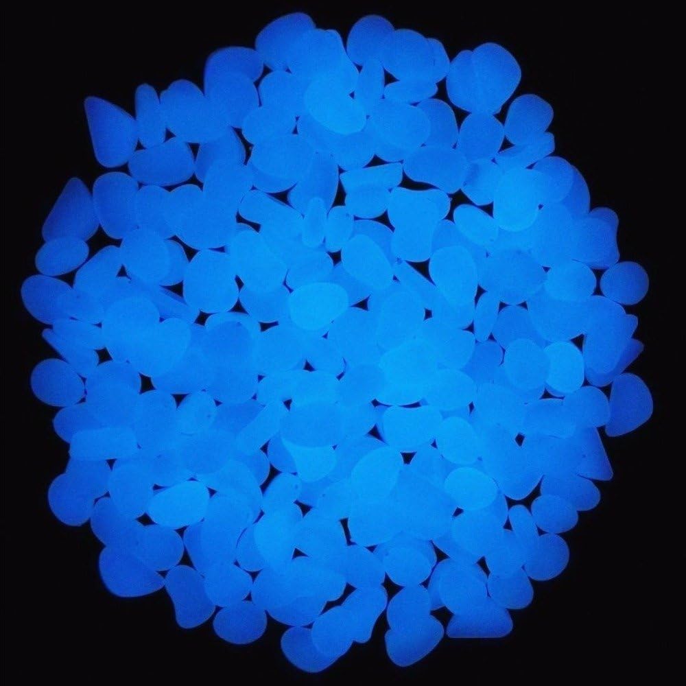 Fish Tank Rocks Glow Blue Pebb - Aquarium Fish Store review and price