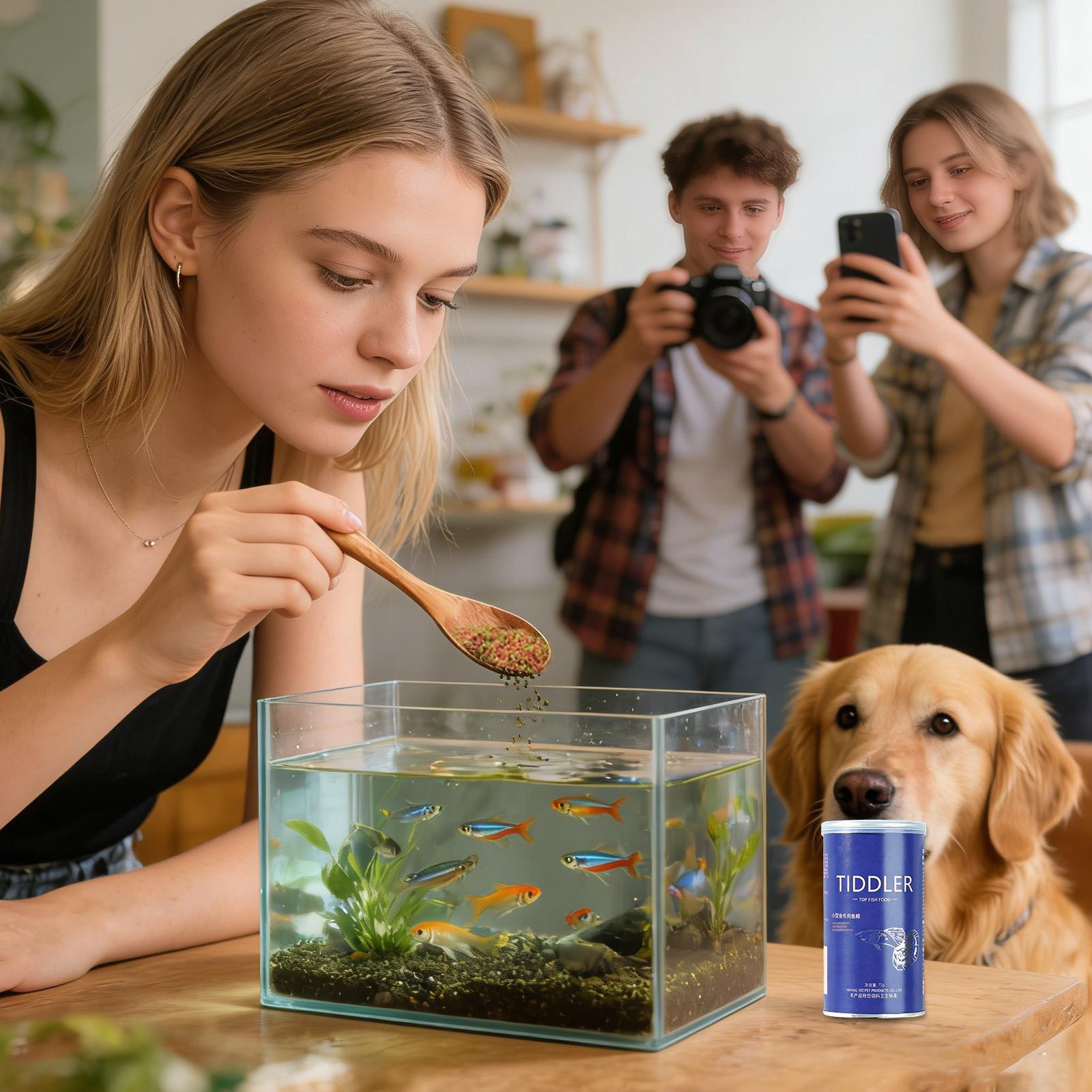 Fish Food Aquarium Feed Small  - Aquarium Fish Store review and price