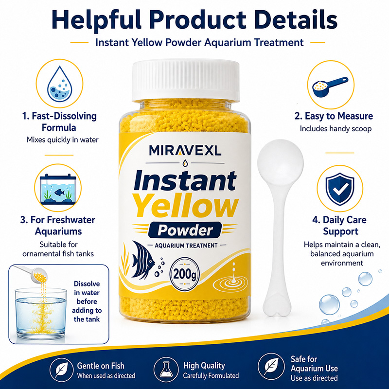 MIRAVEXL Fast Dissolve Yellow  - Aquarium Fish Yellow review and price