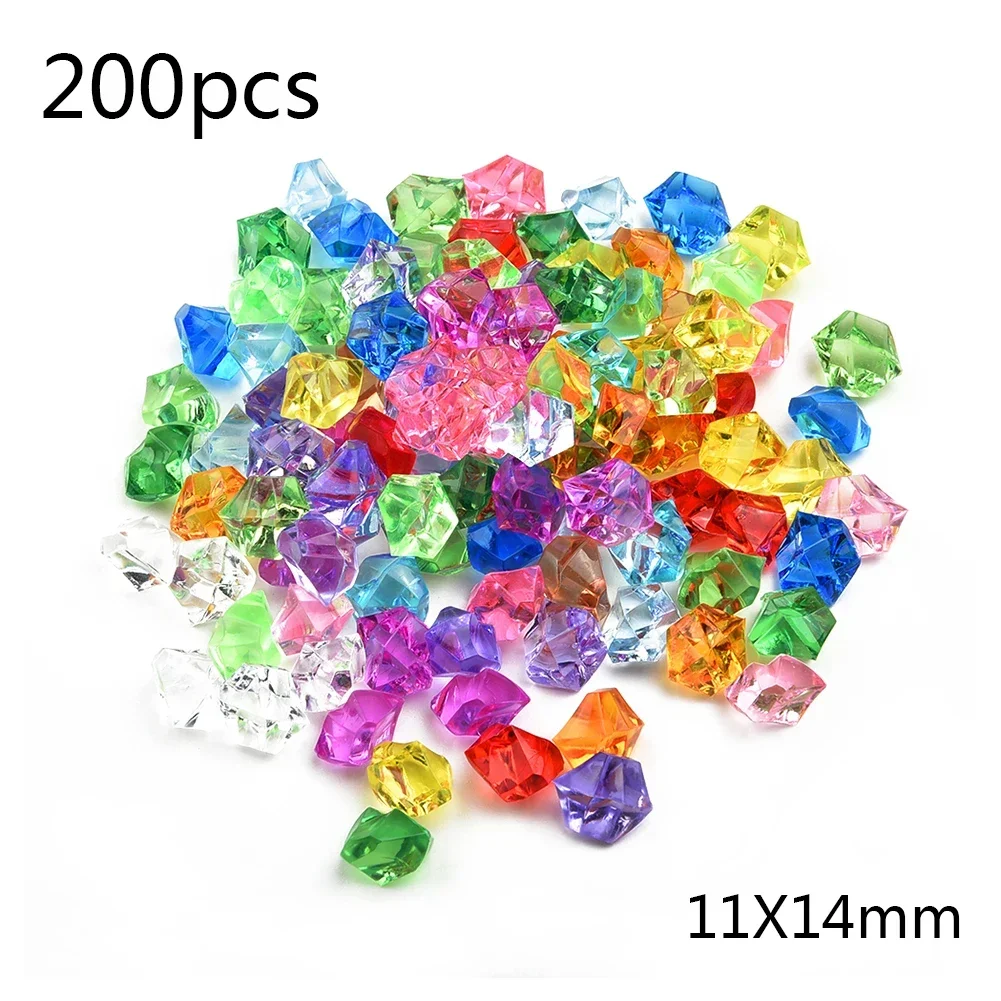 200pcs Acrylic Gem Stone Color - Aquarium Fish Real review and price