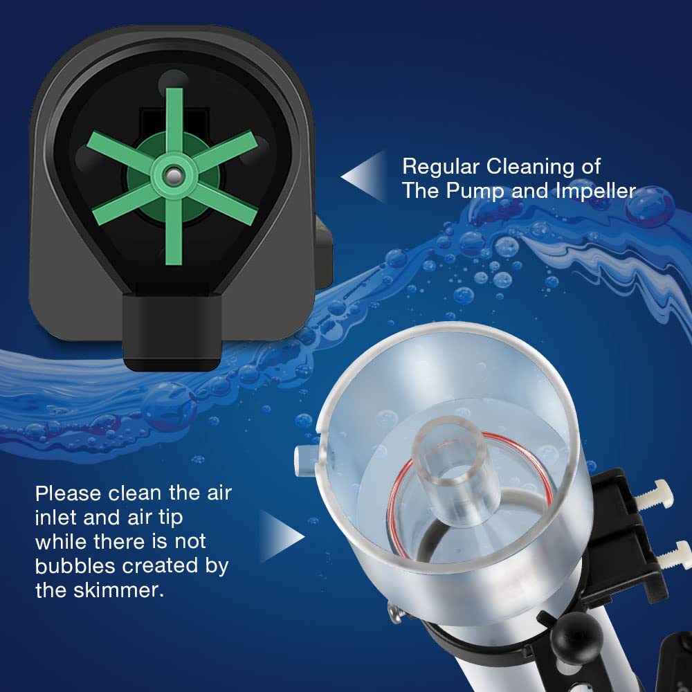 Adjustable water flow suspende - Protein Skimmer Reef review and price