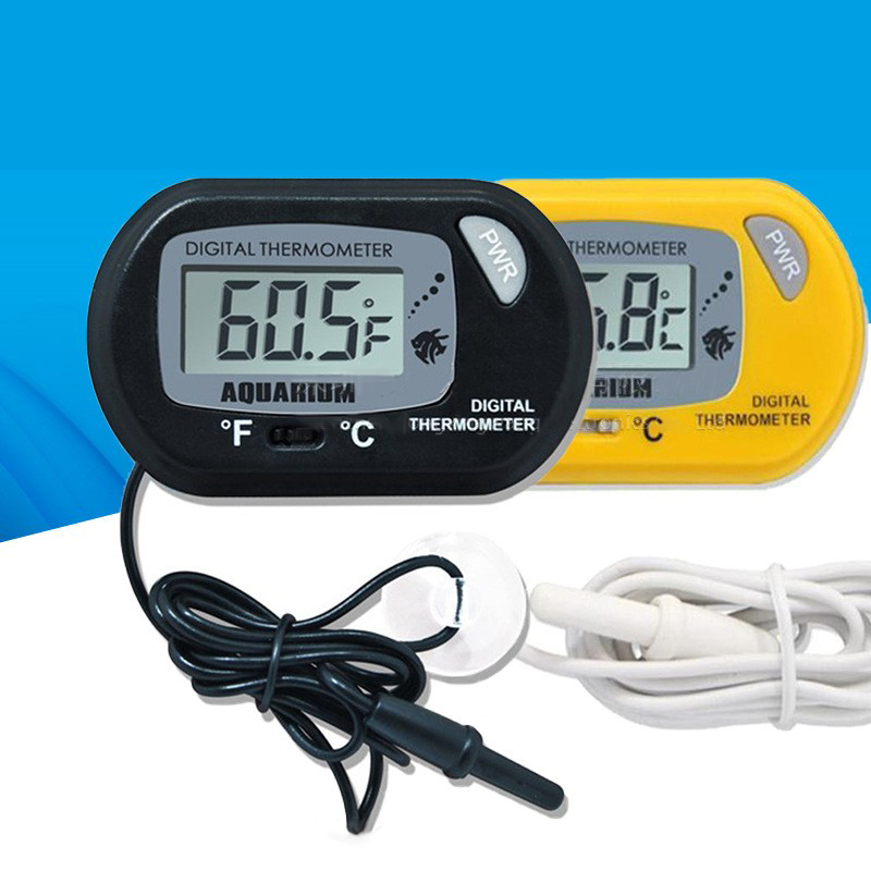 1PC 58*37mm Fish Tank Digital  - Aquarium Fish Yellow review and price