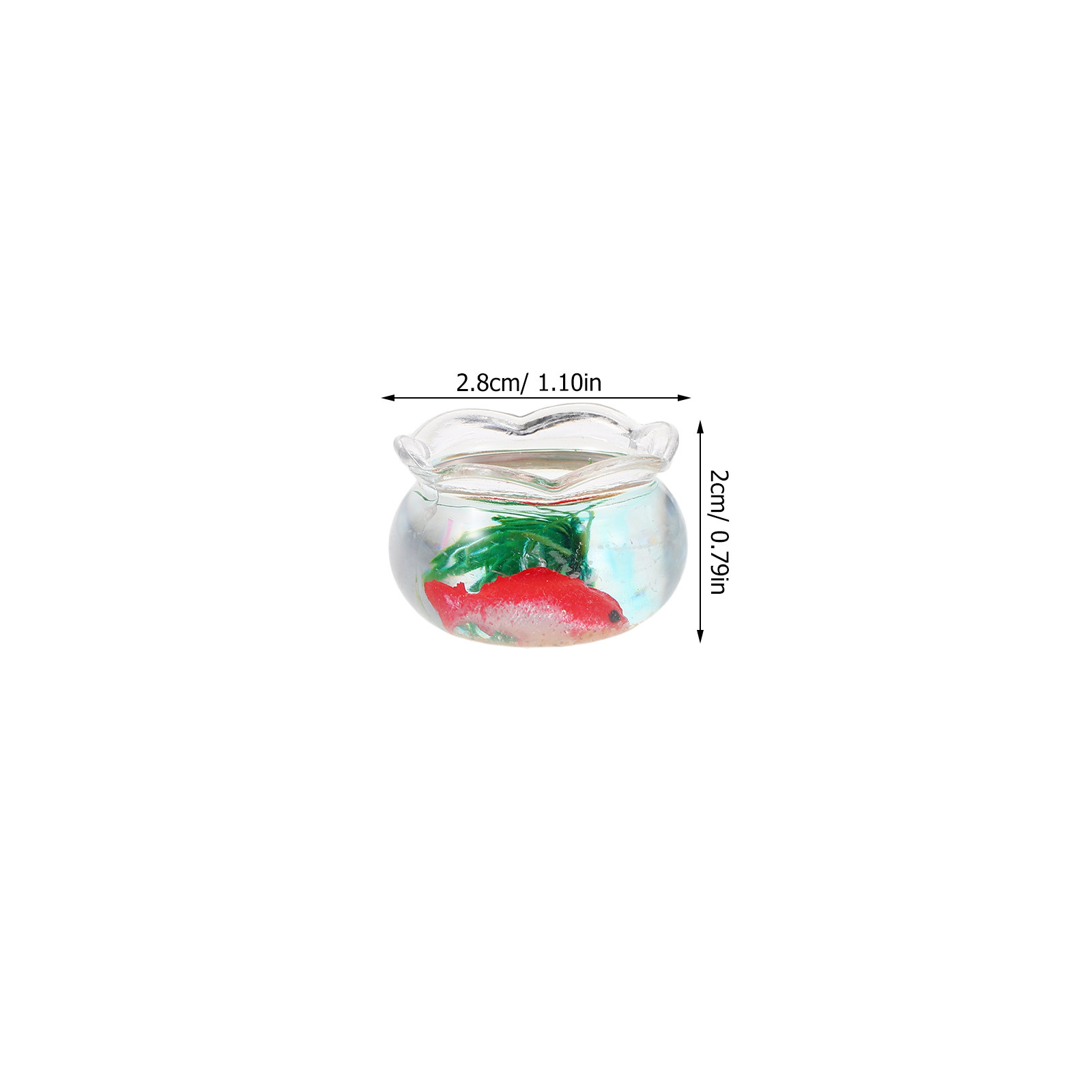 5Pcs Mini Fish Bowl Realistic  - Aquarium Fish Koi review and price
