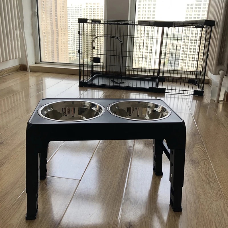 Adjustable Elevated Dog Feeder - Royal Canin Food Medium review and price